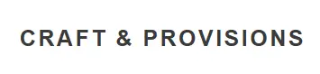 Craft And Provisons Coupons & Promo Codes